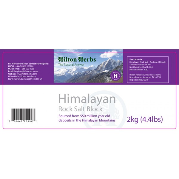 Himalayan Salt Block - front label